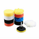 2Sets 3"/80mm Compound Drill Buffing Sponge Pads Kit for Car Sanding Polishing Y