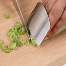 Stainless Steel Finger Protector Guard Safe Slice Kitchen Accessories Cooking E8