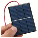 0.65W 1.5V Solar panel black