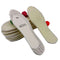 1 Pair Winter Wool Warm Latex Insole Kids Sweat-absorbent Breathable Insoles Kw