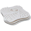 Shower Drain Hair Trap with Stickers, 3-Pack Hair Catcher Shower Drain, Sil P4P1