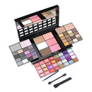 74 Colors Lipstick Blush Palette Shimmering Blusher Lip Gloss Cosmetics Kit