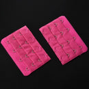 2 Pcs Ladies 3 x 4 Hook Bra Extenders Strap Extention - Purple U4M1
