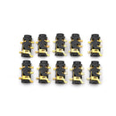 10Pcs 3.5mm 1/8 Female Audio Connector 5 Pin SMT Stereo Headphone PJ327A  OZ BX