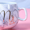 Large Ceramic Coffee Mugs Large Handle for Men Women  U0213 gray