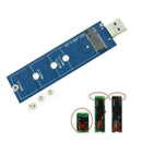 2230 2242 2260 2280 M.2 B Key NGFF SATA SSD to USB X2N2 Converter Adapter H G7M4