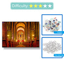 1000pcs DIY Church Interior Paper Puzzle Stress Relief Toys Handmade Gifts