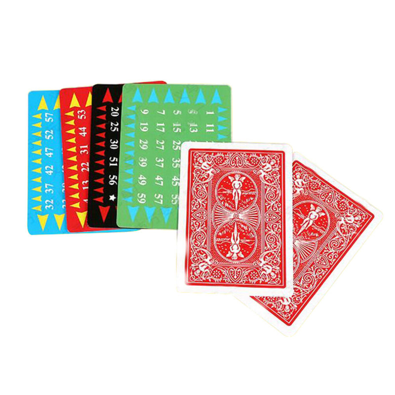 2Sets Telepathy Empathy Age Test Card Magic Props Trick Mystical Classic Toys OZ