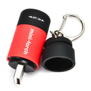 Portable Handheld Mini LED Flashlight Keychain for Hiking Night Party Red