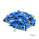 100Pcs 22-16AWG Insulated Piggy Back Splice Crimp Electrical Terminal Block