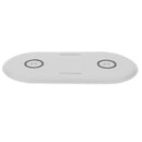 2 Pieces Universal Dual Wireless Charger 5W Ultra-Thin Qi Charging Pad Fast