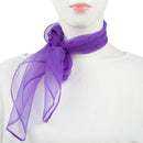 Lovely Fashion Plain Square Chiffon neck Scarf Head Scarves 70 cm x 70cm (L