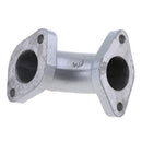 Carb Intake Manifold Pipe 24mm For 70cc-125cc Dirt Bike Go Kart Quad