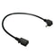 micro-USB 5 Pin Male To Female Down Direction 90 Degree Angle Extension Cab V5D4