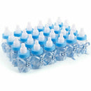 24 x Baby bottle mini baby bottle 4x9cm rhinestone blue bear gift favor bab