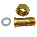 Water Tank Garden Hose Adapter, Brass Bulkhead Tank Fittings, 1/2'' Female 3/4''