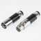 2 Pack XLR Plugs Male and Female Microphone Plug Cable Adapter 3Pin MIC Jack