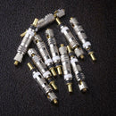10pcs Presta Valve Cores+ 10pcs Valve Stem Caps w/ Wrench Bicycle Tool Kit