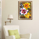 5D DIY Full Drill Diamond Mosaic Painting Cross Stitch Flowers Embroidery