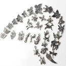Many Pattern Charms For DIY Jewelry Findings Making Handmade Accessories 100pcs