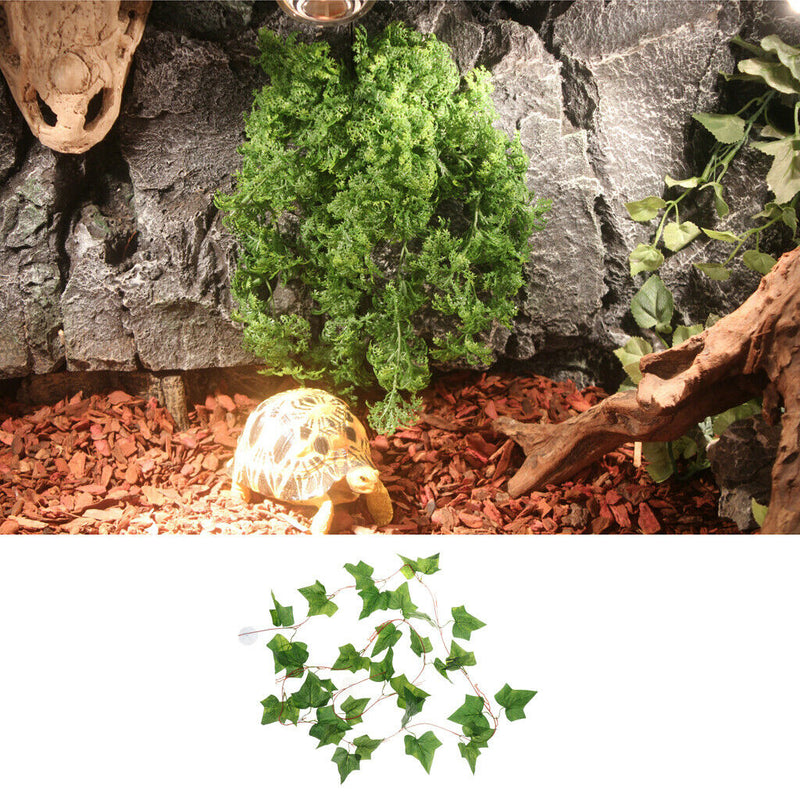 Plastic Terrarium Sweet Potato Leaves Plants Vine Ornament Landscape for