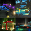 7W LED Flood Light Outdoor Underwater Spot Light Pond Lamp Warm White