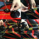 Universal CNC Handle Bar End Round Rear View Side Mirrors Motorcycle Custom H8S3