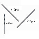10 Pairs T316 Grade Stainless Steel Right&Left Handed Thread Swage Lag Scre