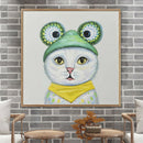 5D DIY Full Drill Diamond Painting Literary Cat Cross Stitch Embroidery Kit