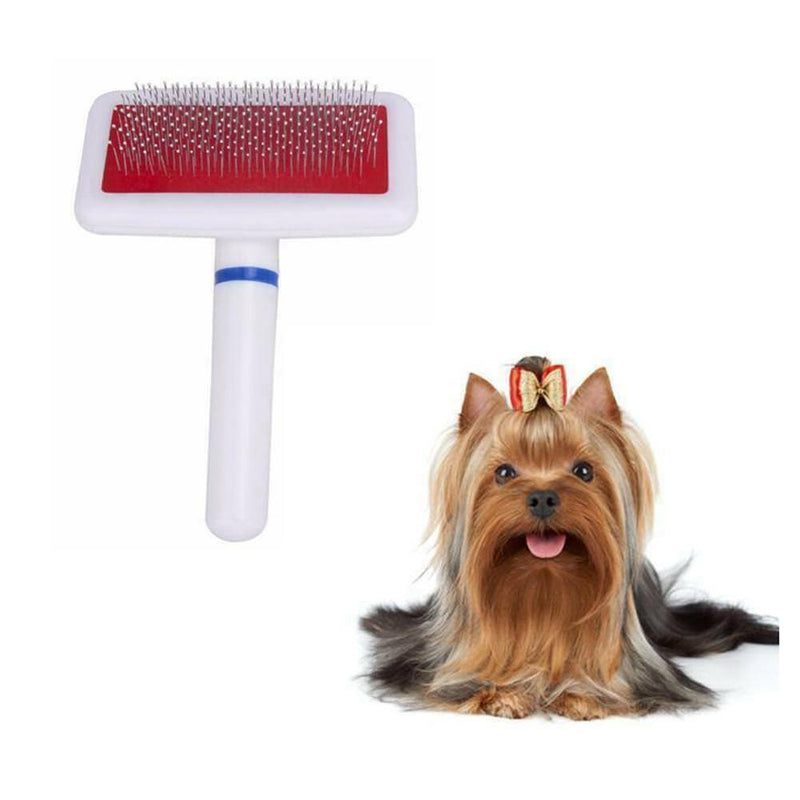 Pet Dog Stainless Steel pin Grooming Comb Brush For long hair short and U8J0