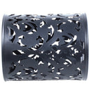 Metal Pen Holder Pen Pot Hollow Flower Pattern Round Q3Z2