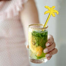 50pcs Coconut Tree Cocktail Swizzle Sticks Drink Stirrer Coffee MuddlerPuddler F