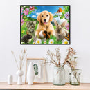 5D DIY Full Drill Diamond Painting Cute Animals Cross Stitch Embroidery Kit