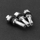 10pcs Universal Bolt-in Tubeless Wheel Tire Valve Stems with Dust Caps