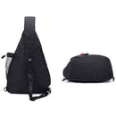 Men Waterproof Black Camouflage Small Chest Bag Boy Rucksack Male One Shoul G9R1