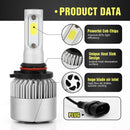 200W 9006 HB4 Hi/Lo Beam 20000LM LED Car Headlights Conversion Kit Bulbs 6000K