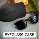 Portable Sunglasses Case Reading Glasses Carry Bag Zipper Box Protector