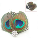 Little Cute Peacock Feather Hair Clip Y2A3