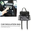 Car Seat Back Multi-Pocket Insulation Bags Travel Organizer Case Ice Pack
