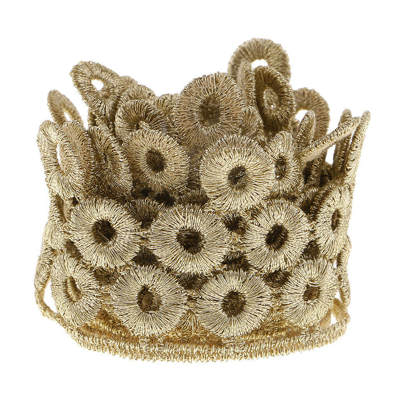 1 Yard 39mm Metallic Lace Trim for Bridal Costume Jewelry Crafts and Sewing