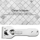 Stainless Steel Glass Ceramic Hob Window Scraper Cleaning Tools with Blade