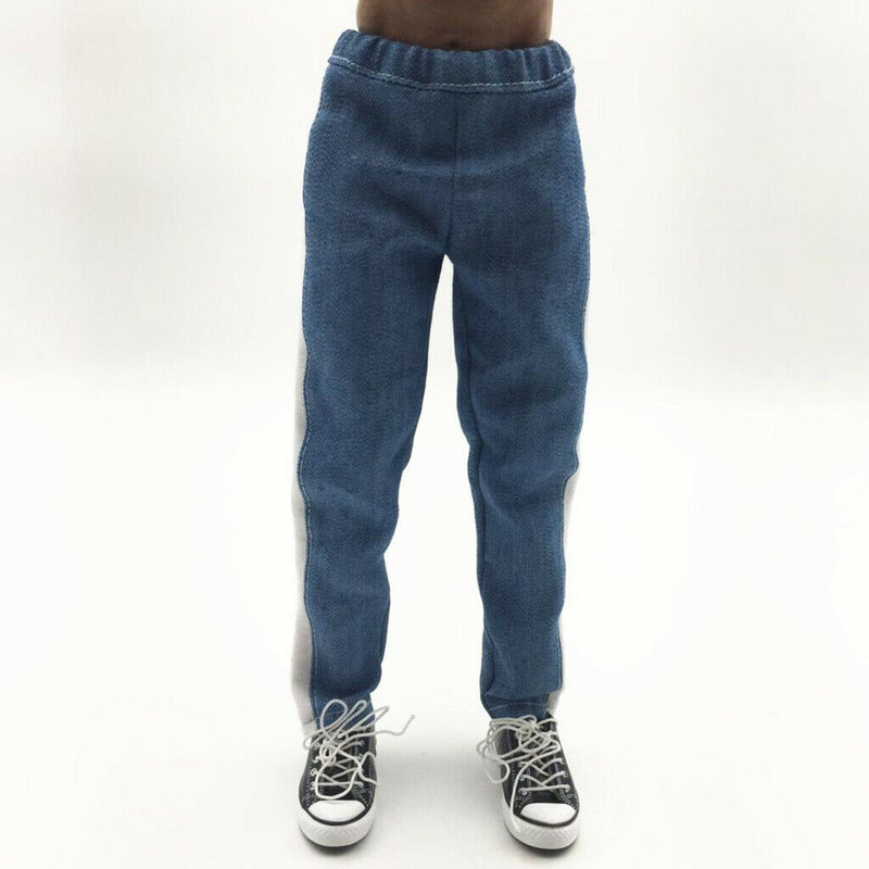 1/6 Scale Male Seamless Body Clothing Jeans Pants Trousers for 12inch DML HT