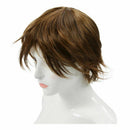 Fluffy Short Curly Light Brown Lady Full Wig New Stylish Short Women Hair W