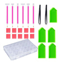 24Pcs Diamond Embroidery Painting Accessories Tools Kit 5d for Adults Kids