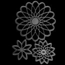 Geometric flowers Metal Cutting Dies For DIY Scrapbooking Card Paper Album JR