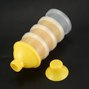 1x Portable Baby Infant Feeding Milk Powder&Food Bottle Container 4 Cells G T8V1