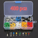 400X Isolierte Kabel Pin End Crimp Terminal Draht Kupfer Stecker Kit Praktisch