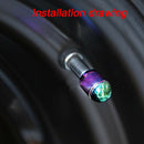4x Aluminum Bullet Style Tire Rim Valve Wheel Air Port Cover Stem Cap Accessory
