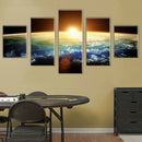Modern Wall Hanging Canvas Picture Art Print Painting Home Decor Sunrise-S