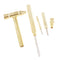 Compact Brass Hammer Repair Tool with Screwdriver for Goldsmith Silversmith